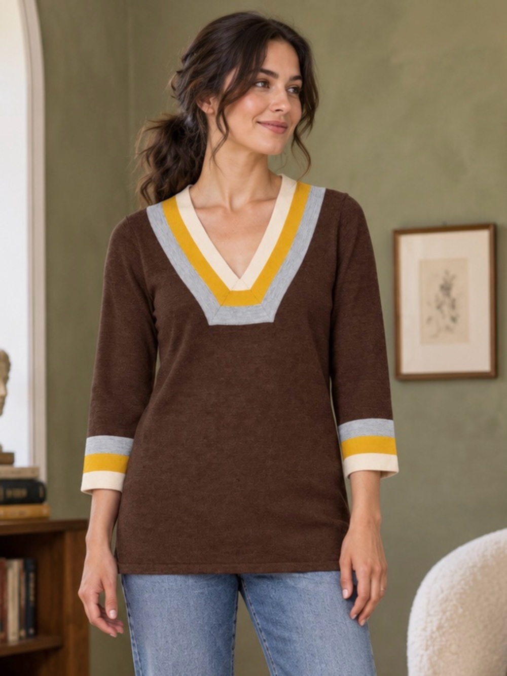 Tory Burch Cicada 100% Merino Wool Size Small